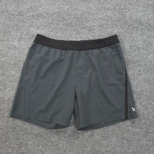 Vuori Shorts Mens 2XL Gray Draft 8" Performance Running Gym Training Athletic